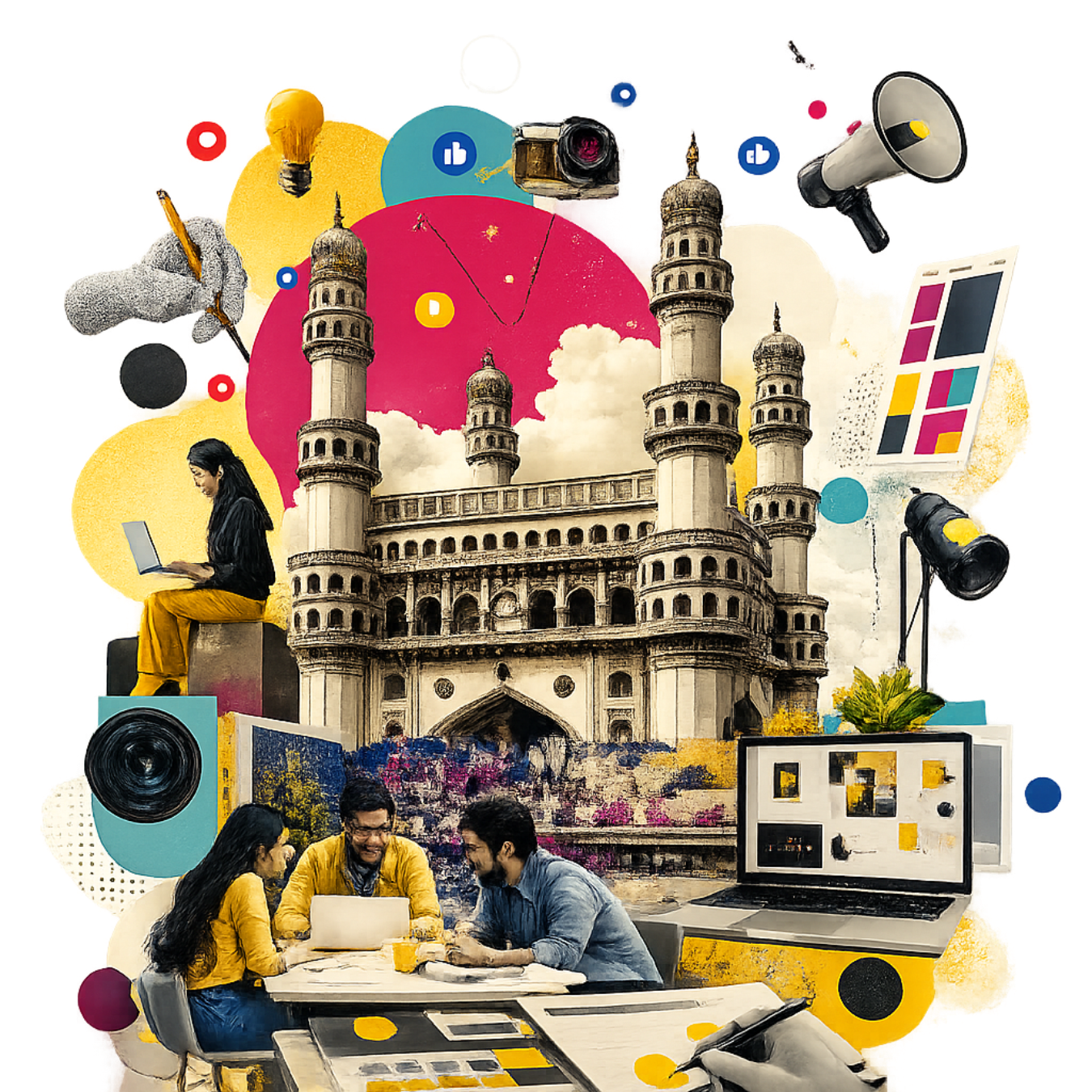 Digital Marketing Agency Illustration